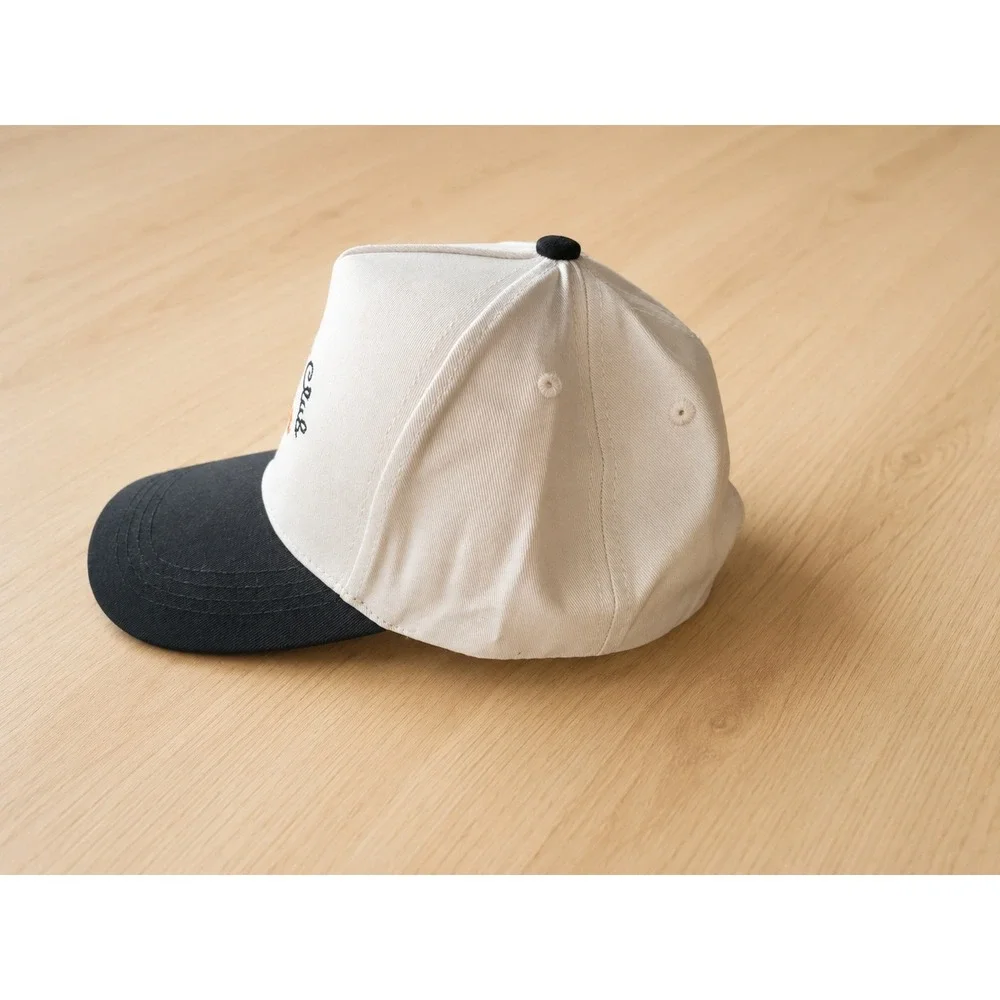 Zenana Silly Goose Club Embroidered Baseball Cap Black Cream Adjustable New
